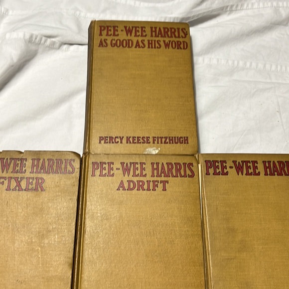 7 Pee - wee Harris VTG books by Percy keese Fitzhugh hardcover used - Picture 3 of 6